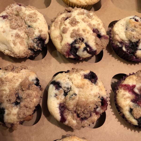 Blueberry Coffee Cake Muffins (1 dozen/12 muffins)
