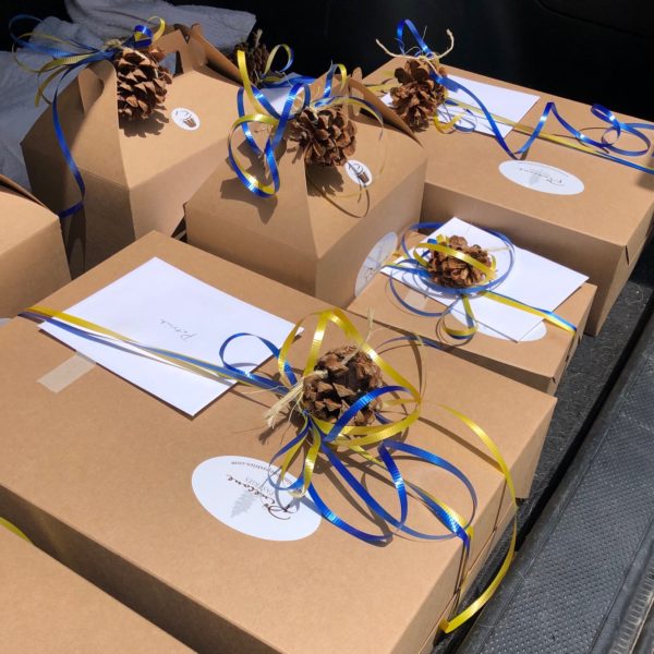 Graduation Special: Blue & Gold Cupcakes (1 dozen)